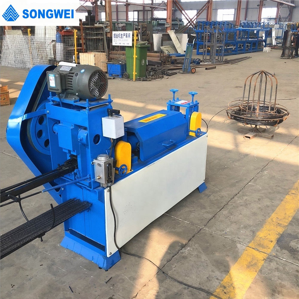 Автоматическая стальная проволочная выпрямляющая и режущая машина для 4-8 мм